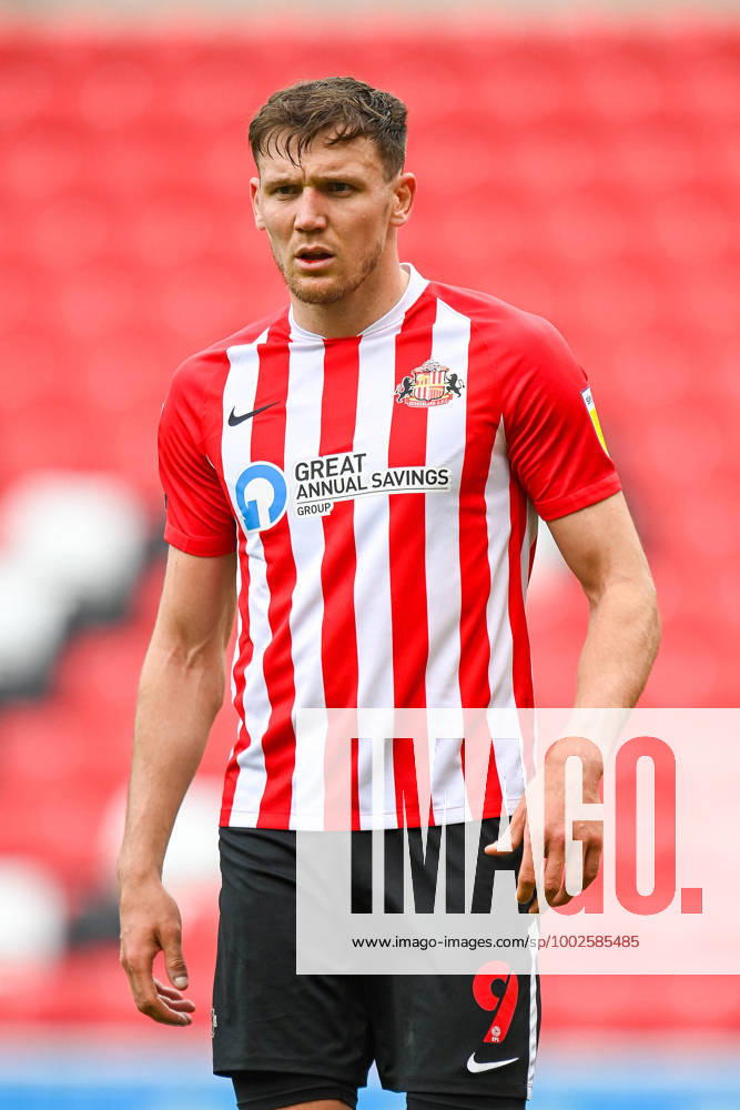 Sunderland v Northampton Town EFL Sky Bet League 1 09 05 2021. Charlie Wyke ( 9) of Sunderland AFC during the EFL Sky Bet League 1 match between Sunderland AFC and Northampton Town at the Stadium Of Light, Sunderland, England on 9 May 2021. Editorial use only DataCo restrictions apply See www.football-dataco.com ,