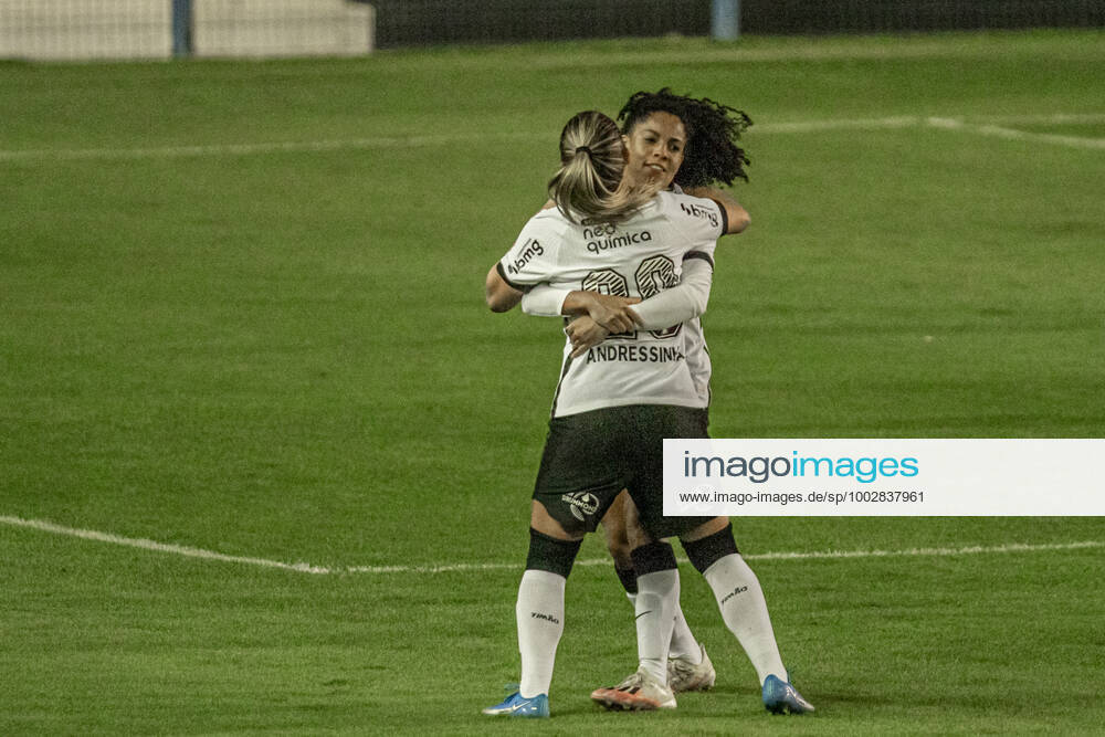 Corinthians x Real Brasília SÃO PAULO, SP - 23.05.2021: CORINTHIANS X REAL BRASÍLIA - Andressinha celebrates the goal in the match between Corinthians X Real Brasíliai, valid for the 9th round of the Brazilian Championship A1 Series of 2021 Women, held at the Alfredo Schürig Stadium, in the City of São Paulo, this Sunday night (23). (Photo: Van Campos Fotoarena) x2069275x VanxCampos