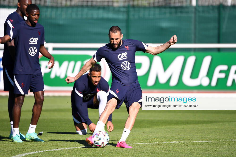 19 KARIM BENZEMA (FRA) FOOTBALL : Equipe de France - Entrainement - UEFA EURO, EM, Europameisterschaft,Fussball 2020 - 31 05 2021 AnthonyBIBARD FEP Panoramic