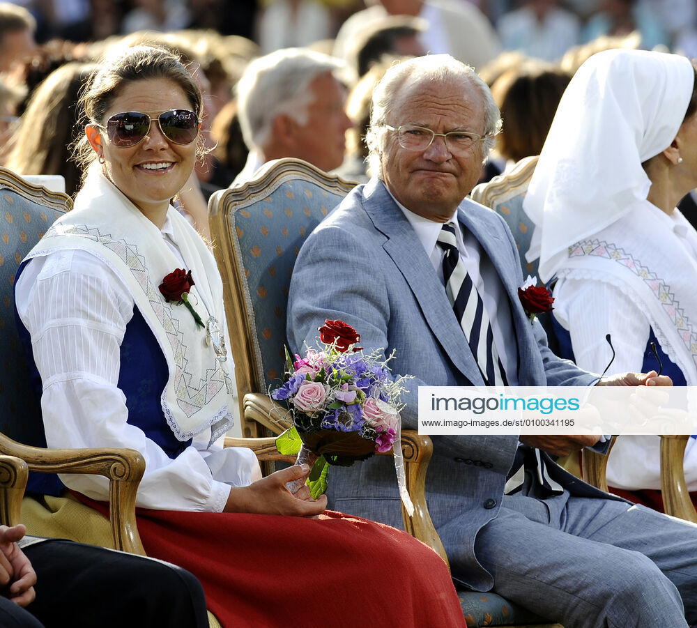Crown Princess Victoria and King Carl XVI Gustaf Crown Princesss Birthday, Borgholm, Öland 2008 07 14 c Karin Törnblom IBL royal house Sweden