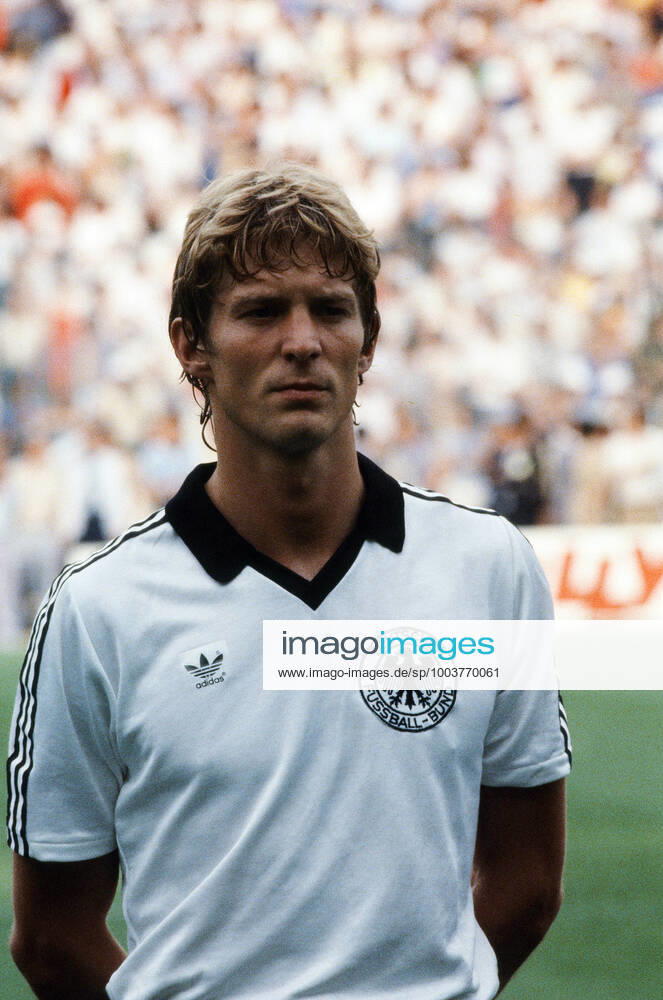 Italien - Deutschland Spanien, Madrid, 11.07.1982, Fussball, FIFA WM 1982 in Spanien, Finale, Italien - BRD Deutschland (DFB) (3:1): Karlheinz Förster (Deutschland).