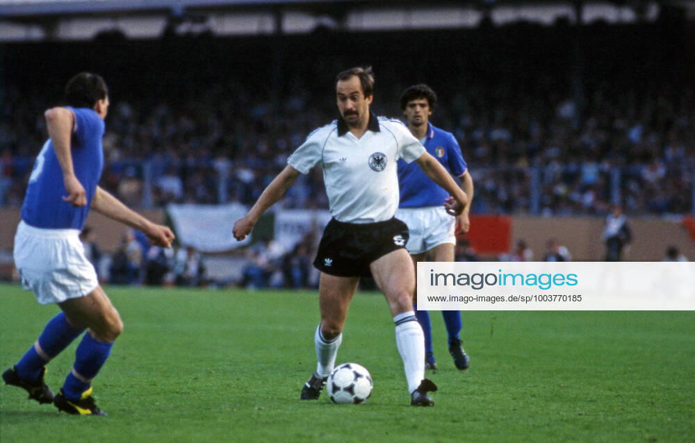 Italien - Deutschland Spanien, Madrid, 11.07.1982, Fussball, FIFA WM 1982 in Spanien, Finale, Italien - BRD Deutschland (DFB) (3:1): Uli Stielike (Deutschland).