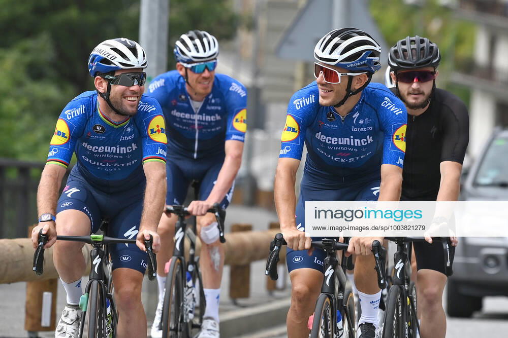 British Mark Cavendish of Deceuninck - Quick-Step pictured in action during the second rest day of the 108th edition of the Tour de France cycling race, Andorre-la-Vieille, Andorra, Monday 12 July 2021. This year s Tour de France takes place from 26 June to 18 July 2021. DAVIDxSTOCKMAN x3032548x