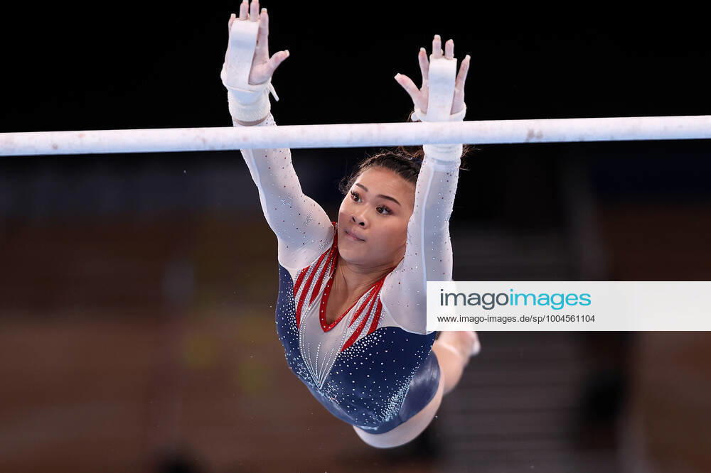 (210729) -- TOKYO, July 29, 2021 -- Sunisa Lee of the United States competes in the uneven bars competition of the artistic gymnastics women s all-around final at the Tokyo 2020 Olympic Games, Olympische Spiele, Olympia, OS in Tokyo, Japan, July 29, 2021. ) (TOKYO2020)JAPAN-TOKYO-OLY-ARTISTIC GYMNASTICS-WOMEN S ALL-AROUND CaoxCan