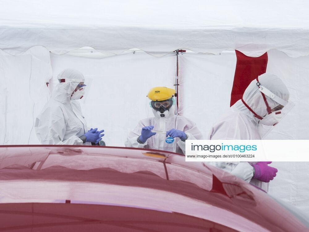Drive & Go-Thru mobile tent for testing for the coronavirus as a part of the action Keep safe the Medics in Wroclaw Drive & Go-Thru mobile tent for testing for the coronavirus as a part of the action Keep safe the Medics provide free of charge tests for medics on May 12, 2020 in Wroclaw, Poland. There is also a possibility of making commercial tests for all those who want to get tested EN_01428357_0030