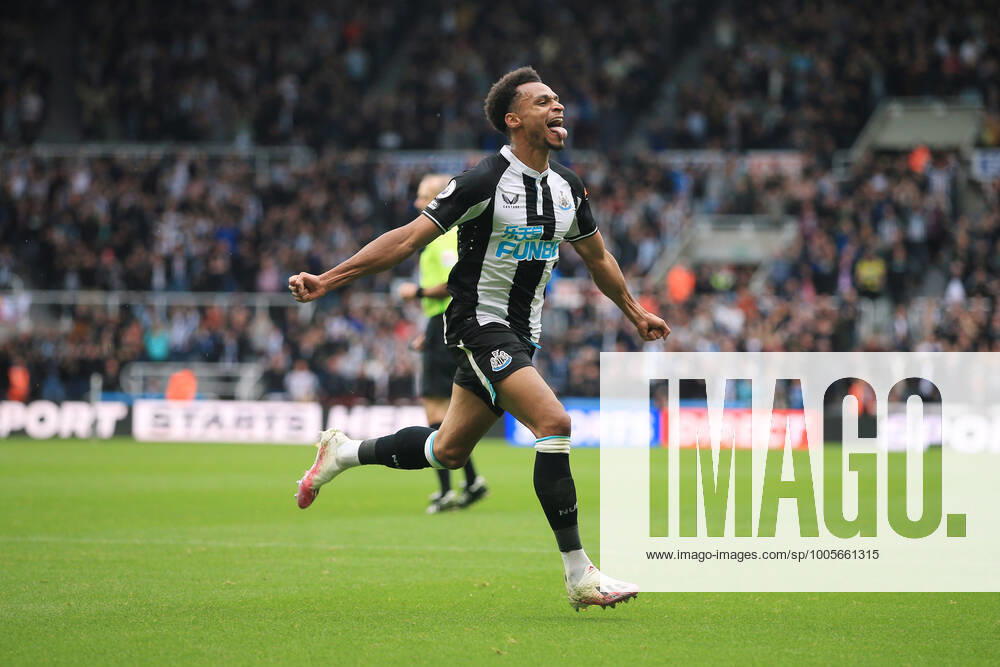 Football - Premier League - Newcastle United v West Ham United 15th August 2021 - Premier League - Newcastle United v West Ham United - Jacob Murphy of Newcastle United celebrates after scoring their 2nd goal - Photo: Simon Stacpoole Offside. Newcastle-upon-Tyne UK