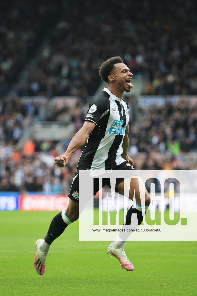 Football - Premier League - Newcastle United v West Ham United 15th August 2021 - Premier League - Newcastle United v West Ham United - Jacob Murphy of Newcastle United celebrates after scoring their 2nd goal - Photo: Simon Stacpoole Offside. Newcastle-upon-Tyne UK
