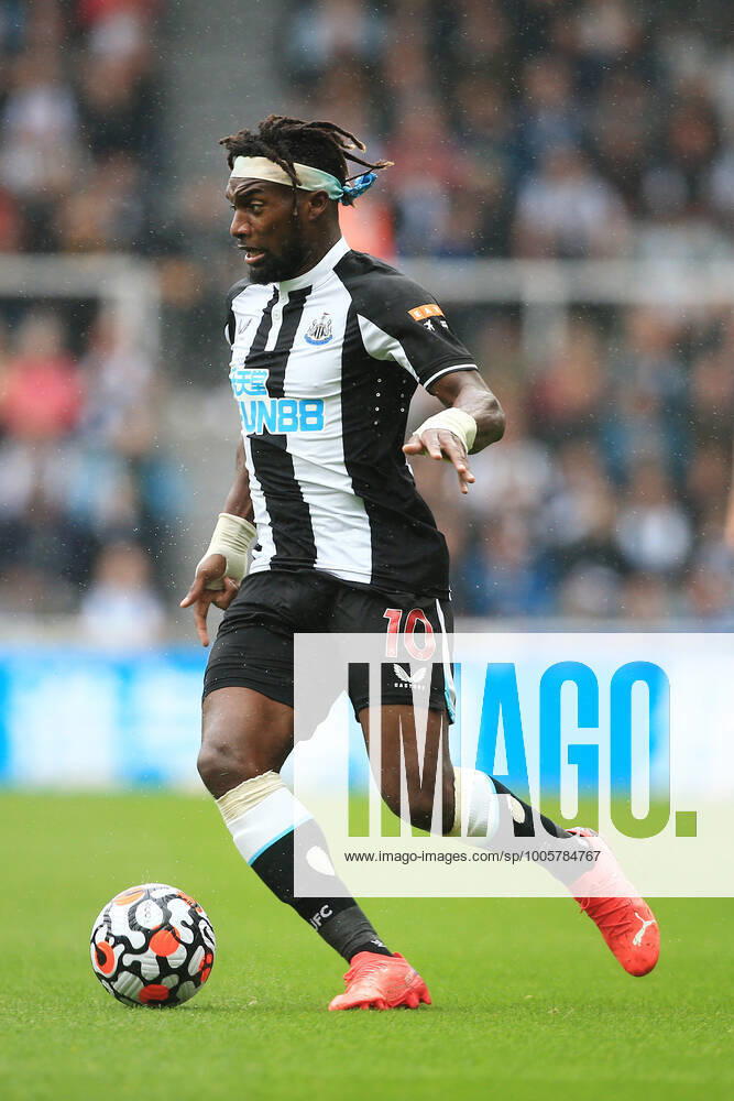 Football - Premier League - Newcastle United v West Ham United 15th August 2021 - Premier League - Newcastle United v West Ham United - Allan Saint-Maximin of Newcastle United - Photo: Simon Stacpoole Offside. Newcastle-upon-Tyne UK