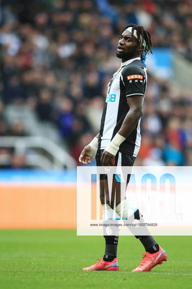 Football - Premier League - Newcastle United v West Ham United 15th August 2021 - Premier League - Newcastle United v West Ham United - Allan Saint-Maximin of Newcastle United - Photo: Simon Stacpoole Offside. Newcastle-upon-Tyne UK