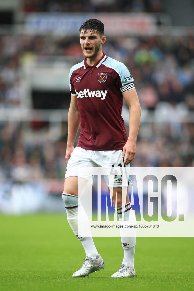 Football - Premier League - Newcastle United v West Ham United 15th August 2021 - Premier League - Newcastle United v West Ham United - Declan Rice of West Ham United - Photo: Simon Stacpoole Offside. Newcastle-upon-Tyne UK