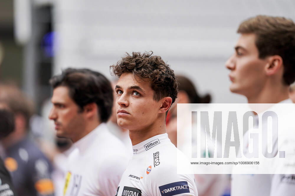 LANDO NORRIS of Great Britain and McLaren F1 Team on the starting grid prior to the 2021 FIA Formula 1 Russian Grand Prix at Sochi Autodrom in Sochi, Russia. Sochi Russia - ZUMAg147 20210926_zap_g147_091
