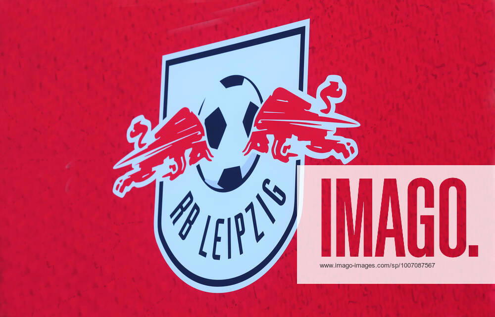 RB Leipzig Logo 02.10.2021 Leipzig, 02.10.2021, Red Bull Arena, Fussball Bundesliga, RB Leipzig , Im Bild: Logo der Fußballmannschaft RasenBallsport RB Leipzig. ,