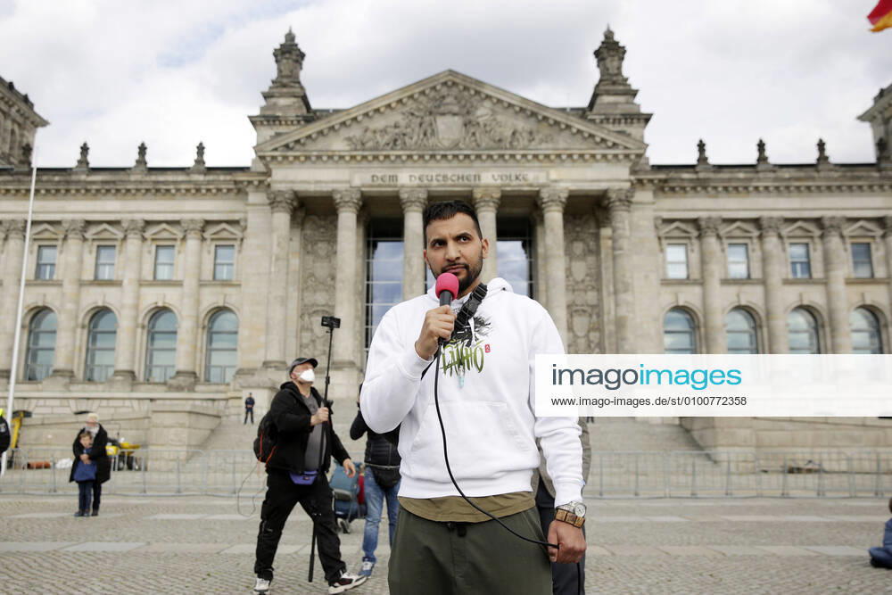 Attila Hildmann bei der Hygienedemo gegen die Coronamaßnahmen der Bundesregierung. Berlin