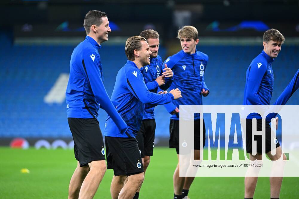 MANCHESTER, UNITED KINGDOM - NOVEMBER 02 : Ruud Vormer midfielder of Club Brugge pictured during a training session prior to the UEFA Champions League Group stage A match between Manchester City FC and Club Brugge on November 2, 2021 in Manchester, United Kingdom, 2 11 2021 ( Manchester City v Club Brugge - UEFA Champions League Media Activities 2 11 2021 PhotoNews Panoramic