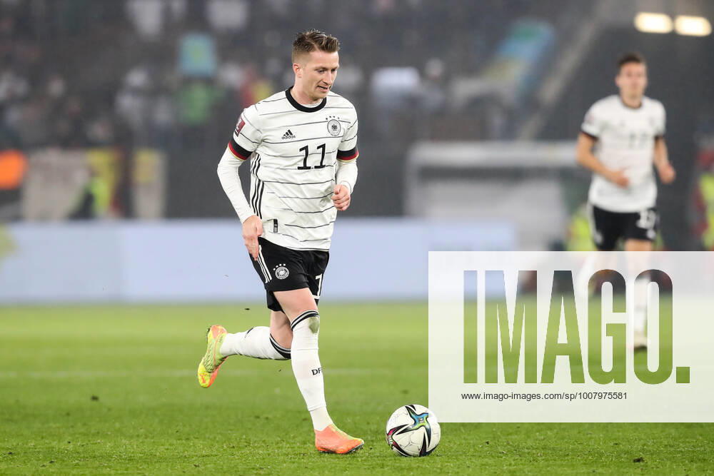 Marco Reus (Deutschland) - WM-Qualifikation Deutschland vs. Lichtenstein in der Volkswagen Arena in Wolfsburg - Aktion,Fußball,Mann,Männer,Deutschland