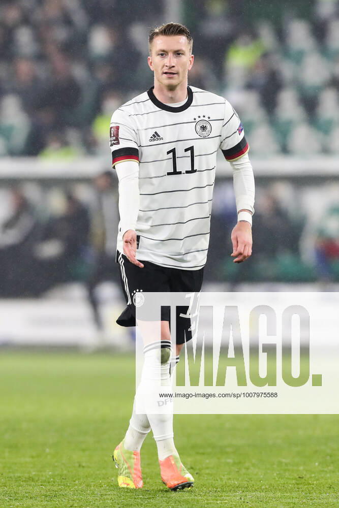 Marco Reus (Deutschland) - WM-Qualifikation Deutschland vs. Lichtenstein in der Volkswagen Arena in Wolfsburg - Freisteller,Aktion,Fußball,Mann,Männer,Deutschland