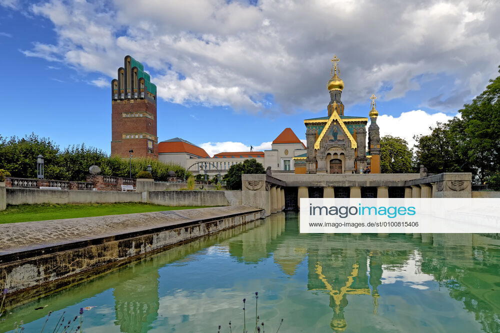 Mathildenhöhe,hochzeitsturm,russische kapelle