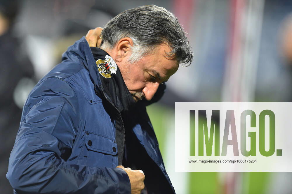 Chrsitophe Galtier (entraineur nice) FOOTBALL : Clermont Foot 63 vs OGC Nice - Ligue 1 Uber Eats - 21 11 2021 FredericChambert Panoramic
