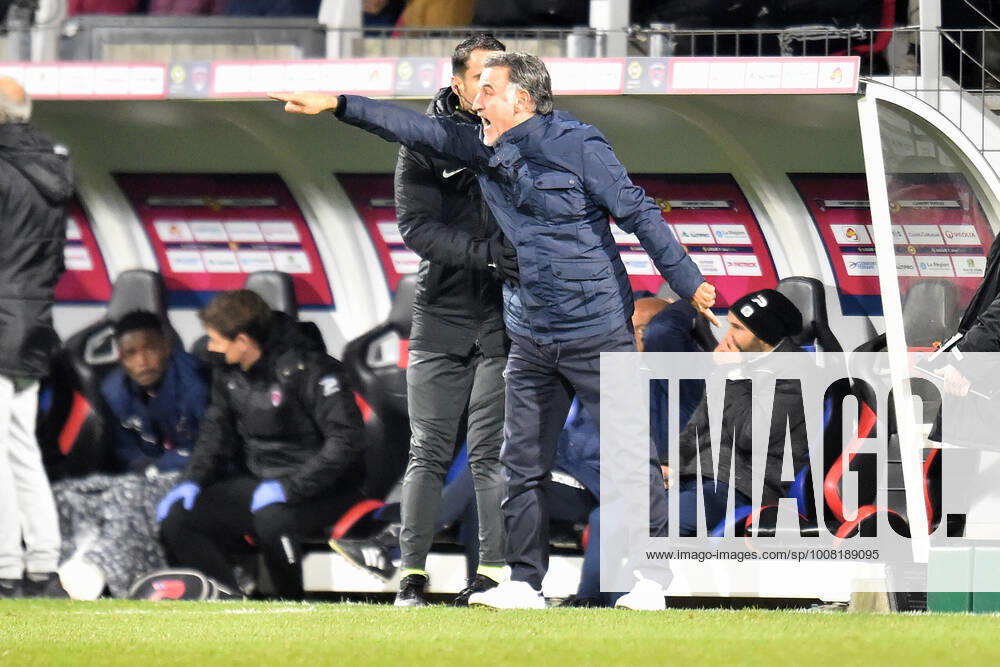 Christophe Galtier (entraineur nice) FOOTBALL : Clermont Foot 63 vs OGC Nice - Ligue 1 Uber Eats - 21 11 2021 FredericChambert Panoramic