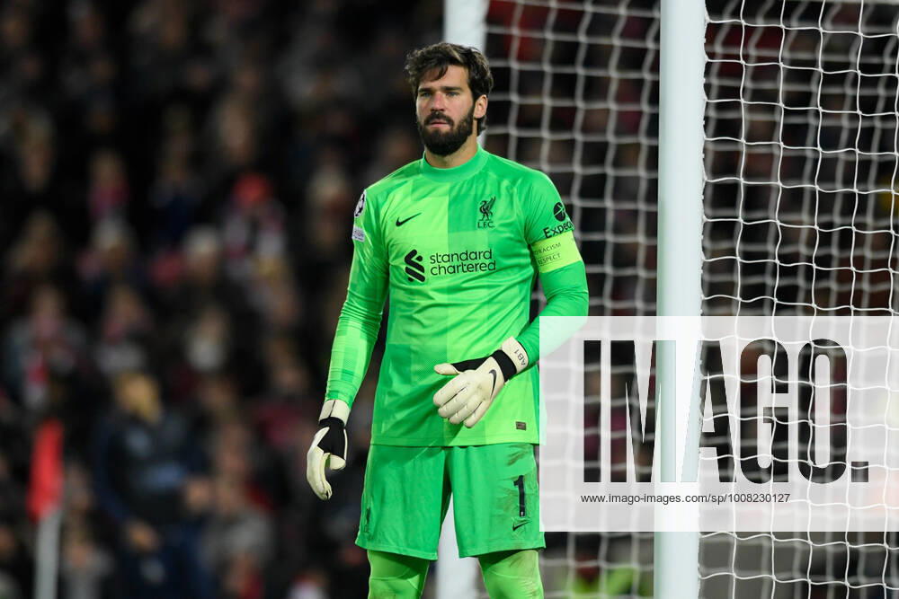 UEFA Champions League Liverpool v FC Porto Alisson Becker 1 of Liverpool in action during the game Liverpool Anfield Merseyside United Kingdom