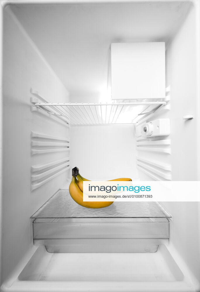 Leer,banane,kühlschrank
