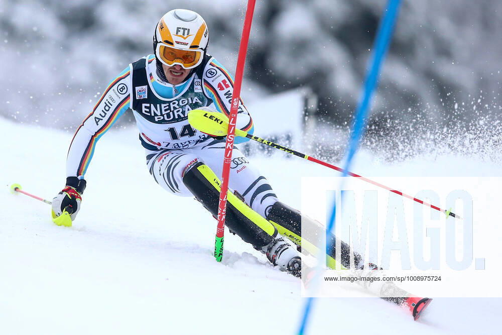 KW01 Audi FIS Ski World Cup Snow Queen Trophy - Men s Slalom ZAGREB, CROATIA - JANUARY 06: Linus Strasser of Germany during the first run of the Audi FIS Ski World Snow Queen Trophy Men s Salom on January 6, 2022 in Zagreb, Croatia. MatijaxHabljak PIXSELL