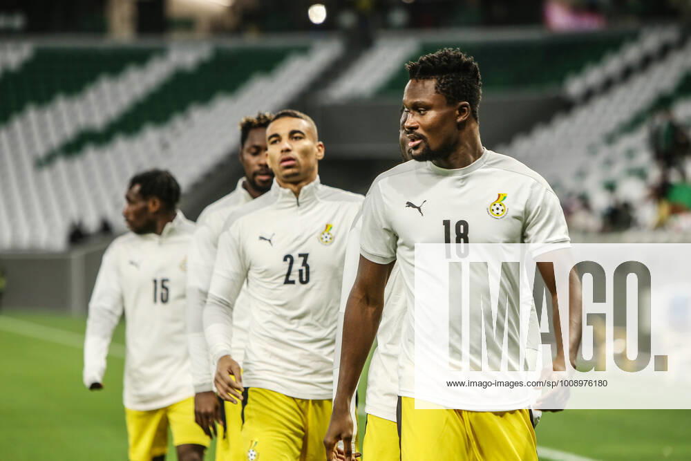 QATAR, DUBAI, - JANUARY 6: Daniel Amartey of Ghana during the preparations for the 2022 Africa Cup of Nations match between Black Stars and Algeria in Khalifa International Stadium on January 6, 2022 in Qatar, Dubai. Photo by Gabriel Ahiabor