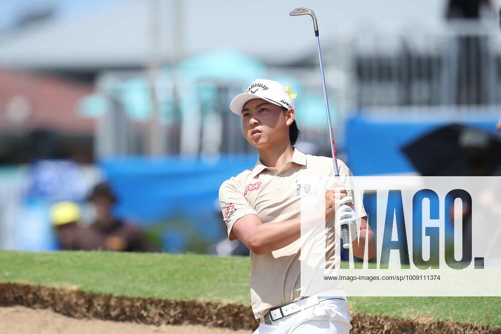 GOLF AUSTRALIAN PGA, Golf Herren Min Woo Lee plays a shot during the Australian PGA Golf Championships at Royal Queensland Golf Club, in Brisbane, Friday, January 14, 2022. ( NO ARCHIVING, , NO USE IN BOOKS WITHOUT CONSENT BRISBANE QLD AUSTRALIA