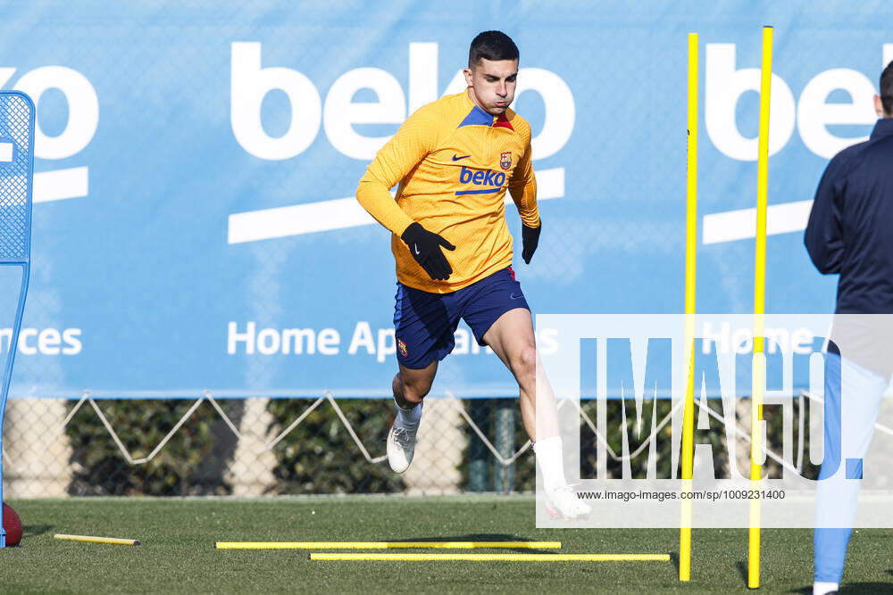 FC Barcelona, Barca Training Session Ferran Torres during the FC Barcelona training session previous at Copa del Rey match between Atletico de Bilbao at Ciutat Esportiva Joan Gamper on January 19, 2022 in Barcelona. Barcelona Spain Spain
