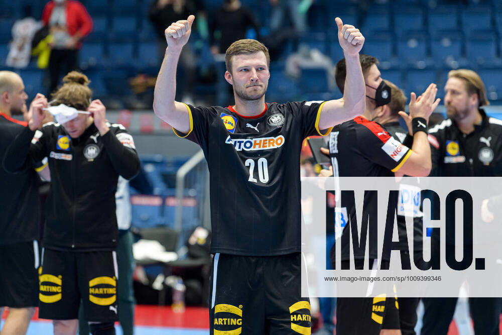 KW04 Bratislava, 25. Januar 2022: Handball EHF EM, Hauptrunde, Gruppe 2, Deutschland - Russland Philipp Weber (Deutschland SC Magdeburg) Bratislava Ondreja Nepelu Arena Slovakia