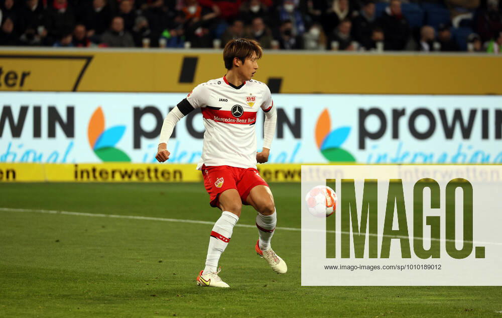 TSG 1899 Hoffenheim - VfB Stuttgart Deutschland, Sinsheim, 25.02.2022, Fussball, Bundesliga, TSG 1899 Hoffenheim - VfB Stuttgart: Hiroki Ito (VfB Stuttgart).