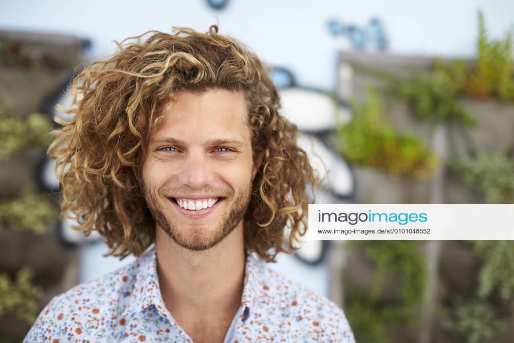 Portrait,mann,locken