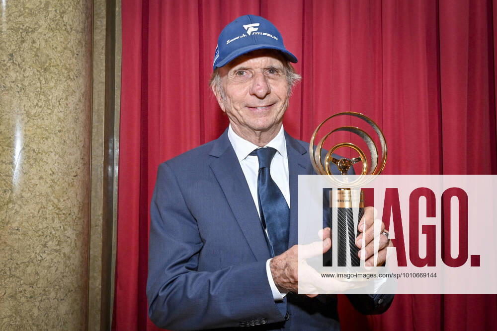KW11 Former World champion of Formula 1 Emerson Fittipaldi of Brazil, received Golden Steering Wheel Lifetime Achievement Award, on March 17, 2022, in Prague, Czech Republic. (CTKxPhoto VitxSimanek) CTKPhotoP2022031709213 VIS 003
