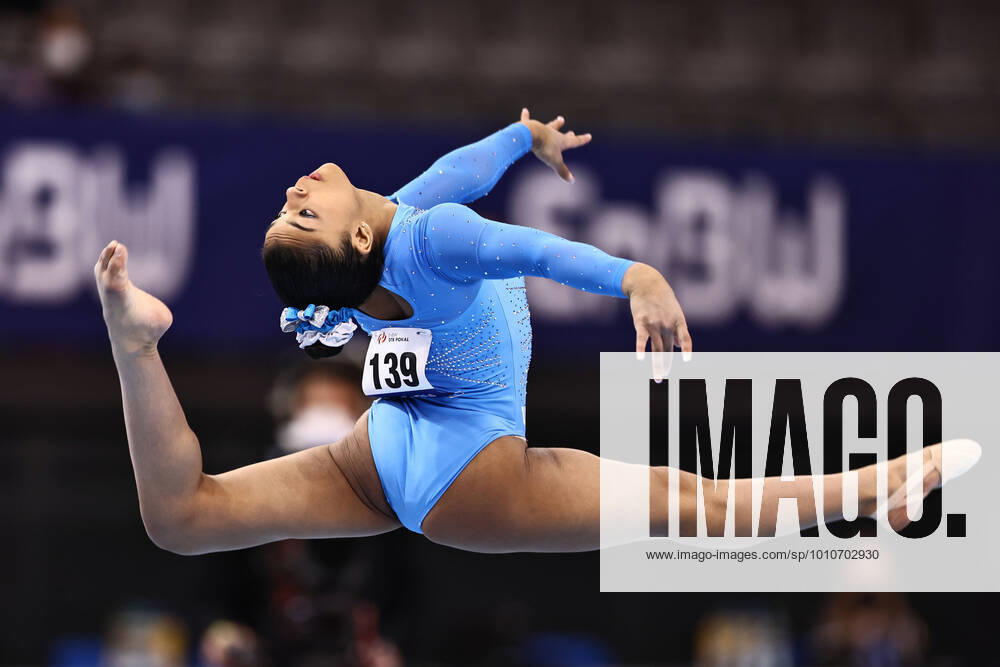 KW11 Tiana Sumanasekera, USA, during team challenge juniors at 2022 DTB-Pokal in Stuttgart; 19 03 2022;