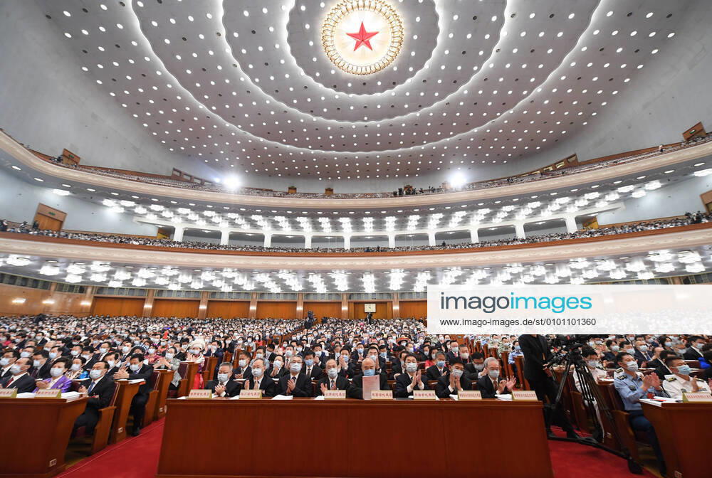 KW21 (200522) -- BEIJING, May 22, 2020 -- The third session of the 13th National People s Congress (NPC) opens at the Great Hall of the People in Beijing, capital of China, May 22, 2020. ) (TWO SESSIONS)CHINA-BEIJING-NPC-ANNUAL SESSION-OPENING (CN) ShenxHong