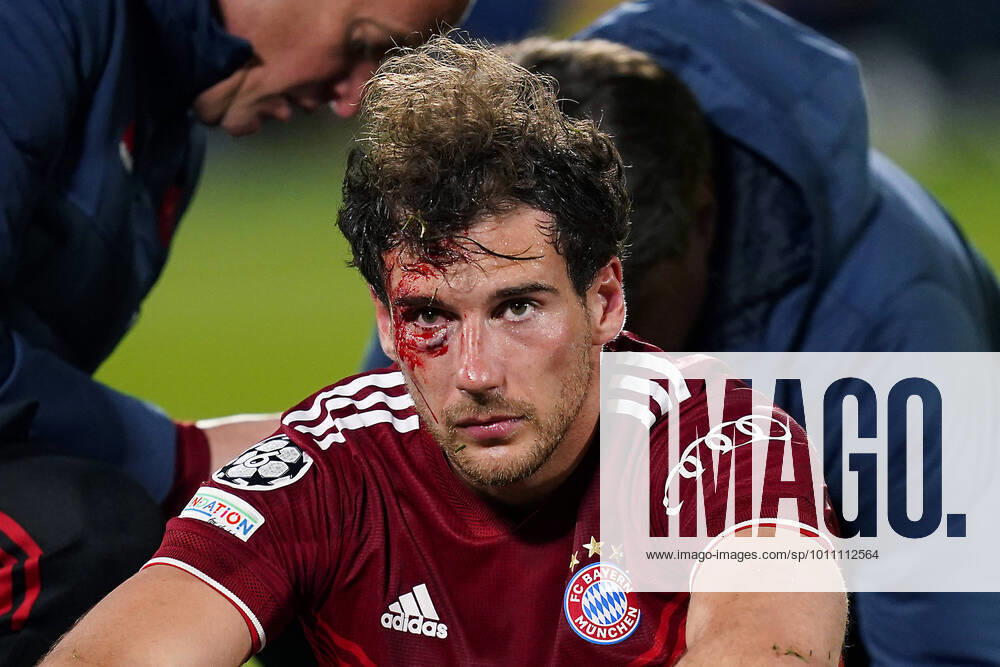 KW14 ESP: Villarreal CF - Bayern Munich. UEFA Champions League Leon Goretgzxka of Bayern Munich during the UEFA Champions League match between Villarreal CF and Bayern Munich played at La Ceramica Stadium on April 6, 2022 in Villarreal, Spain. kpng