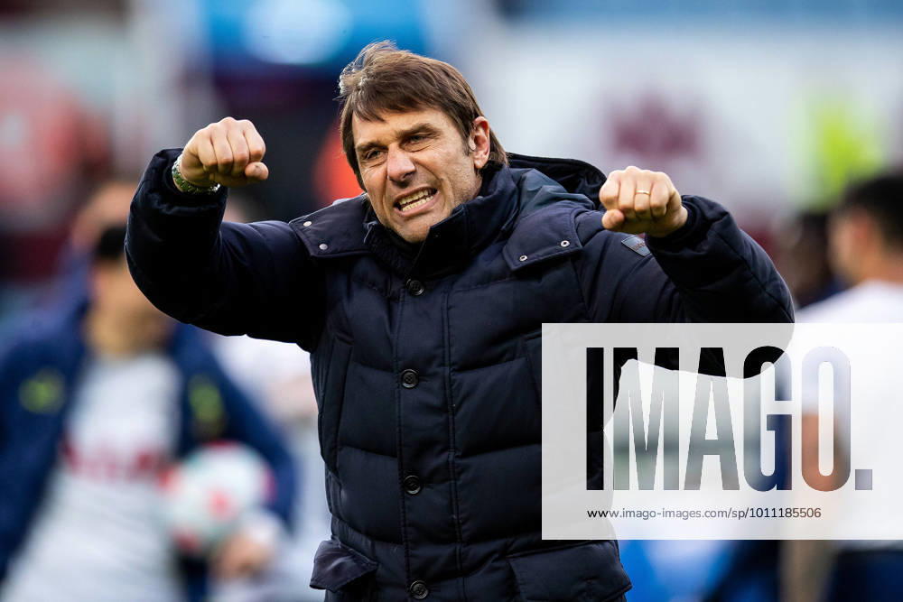 Aston Villa v Tottenham Hotspur Premier League 09 04 2022. Antonio Conte Manager of Tottenham Hotspur after the Premier League match between Aston Villa and Tottenham Hotspur at Villa Park, Birmingham, England on 9 April 2022. Birmingham Villa Park West Midlands England Editorial use only DataCo restrictions apply See www.football-dataco.com ,