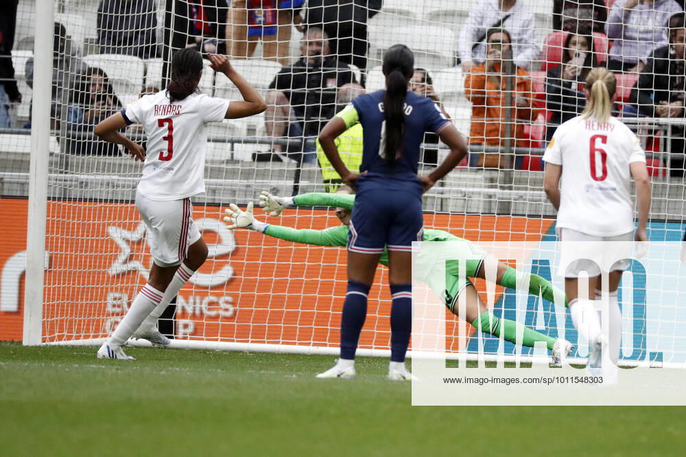 Renard wendie OL FOOTBALL : Olympique Lyonnais (OL) vs Paris Saint Germain (PSG) - femmes - seniors - Champions league 2022 2023 - demi finale - Lyon - 24 04 2022 StephanePillaud Panoramic