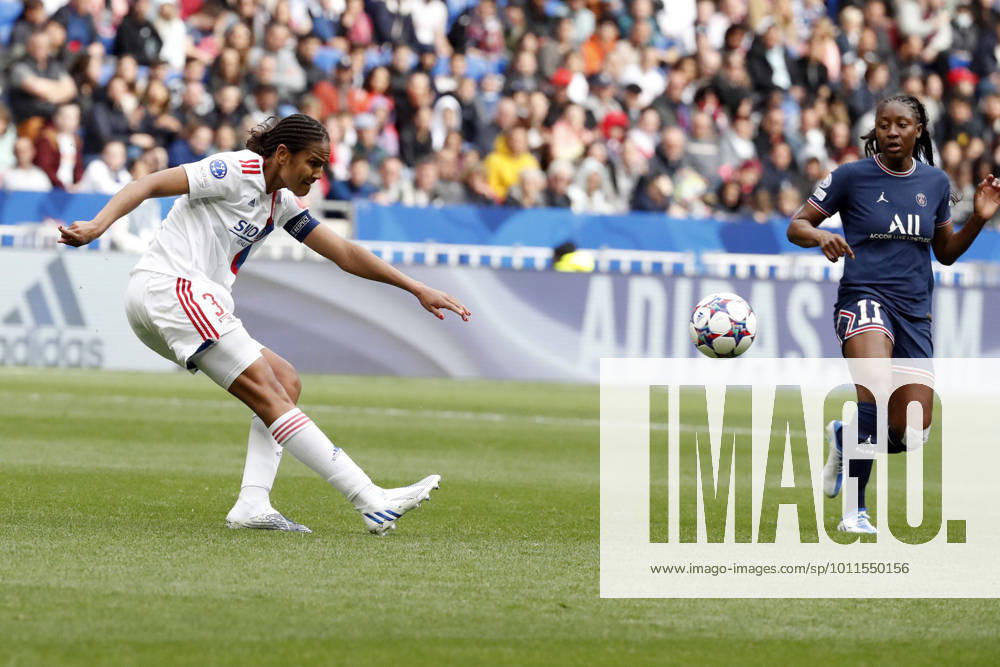 Renard wendie OL FOOTBALL : Olympique Lyonnais (OL) vs Paris Saint Germain (PSG) - femmes - seniors - Champions league 2022 2023 - demi finale - Lyon - 24 04 2022 StephanePillaud Panoramic