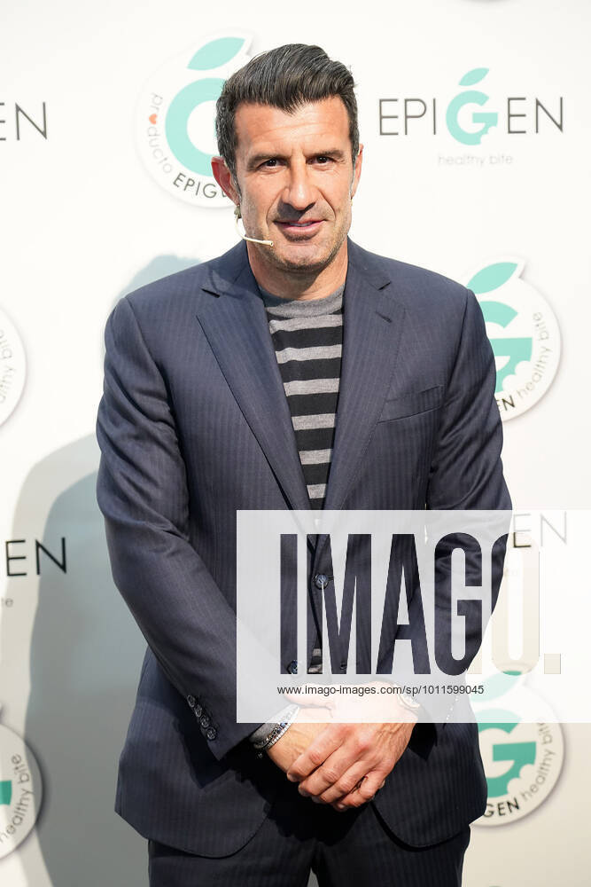 Portuguese football legend Luis Figo performs a show-cooking by Epigen Healthy Bite during the Salon Gourmets 2022. April 26, 2022. (0157166549)