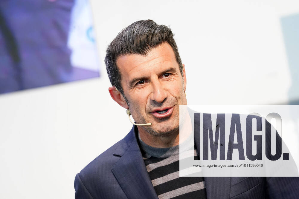 Portuguese football legend Luis Figo performs a show-cooking by Epigen Healthy Bite during the Salon Gourmets 2022. April 26, 2022. (0157166563)
