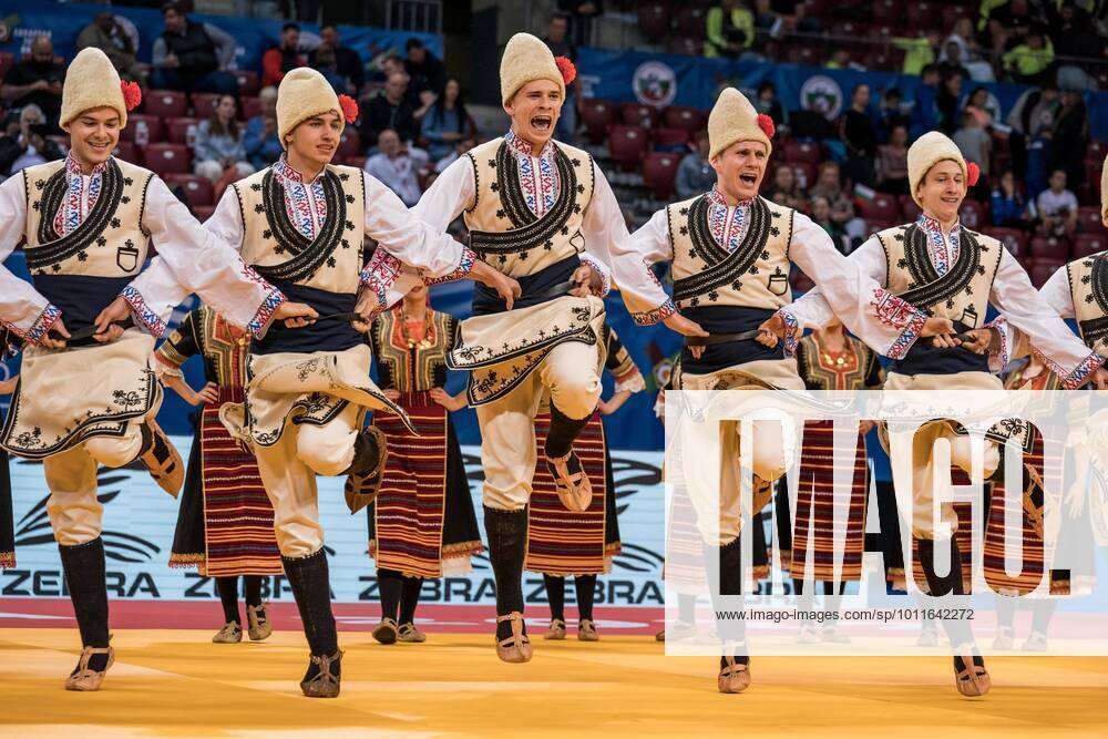 KW17 JUDO - EJU European Championships 2022 SOFIA,BULGARIA,29.APR.22 - JUDO - EJU European Championships. Image shows a feature of the opening ceremony. GEPAxpictures xJohannesxFriedl