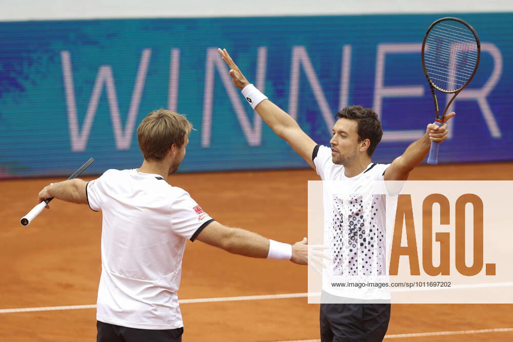 KW17 Kevin Krawietz und Andreas Mies jubeln nach dem Sieg, Jubel, Emotion, Herren Doppel, Endspiel, Final Tennis - BMW Open 2022 - ATP, Tennis Herren - MTTC Iphitos - Munich - - Germany