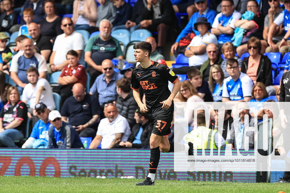 Sky Bet Championship Peterborough v Blackpool Luke Mariette 37 of Blackpool makes his club debut Peterborough Weston Homes Stadium Cambridgeshire United Kingdom
