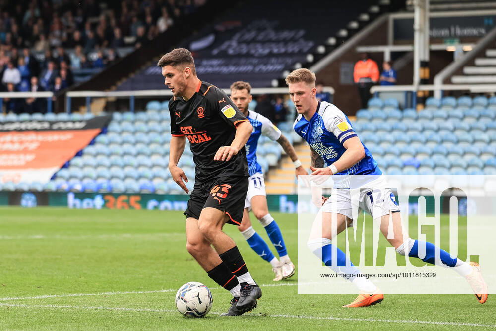 Sky Bet Championship Peterborough v Blackpool Jake Daniels 43 of Blackpool in action during the game Peterborough Weston Homes Stadium Cambridgeshire United Kingdom
