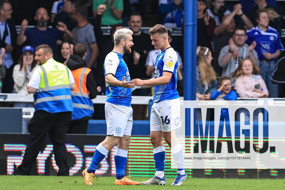 Sky Bet Championship Peterborough v Blackpool Jack Marriott 14 of Peterborough United celebrates his goal to make it 4-0 Peterborough Weston Homes Stadium Cambridgeshire United Kingdom