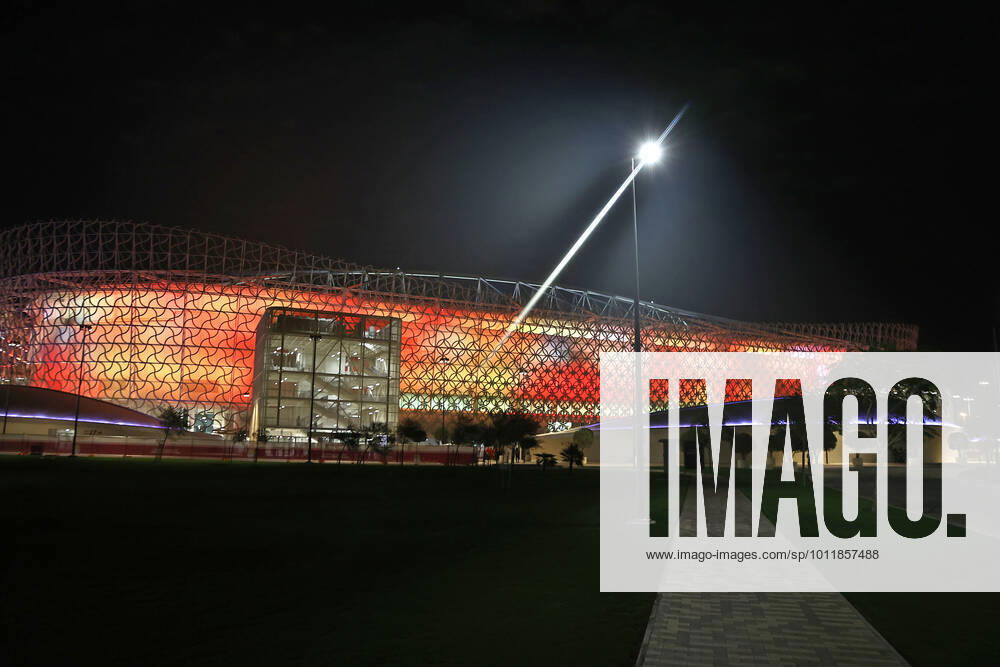 Vorschau zur Fussball Weltmeisterschaft 2022 in Katar, VAE. Al Rayyan, Qatar, das FIFA-WM-Stadion: Ahmed bin Ali Stadion, während des FIFA Arab Cup Qatar in Al Rayyan, Qatar.