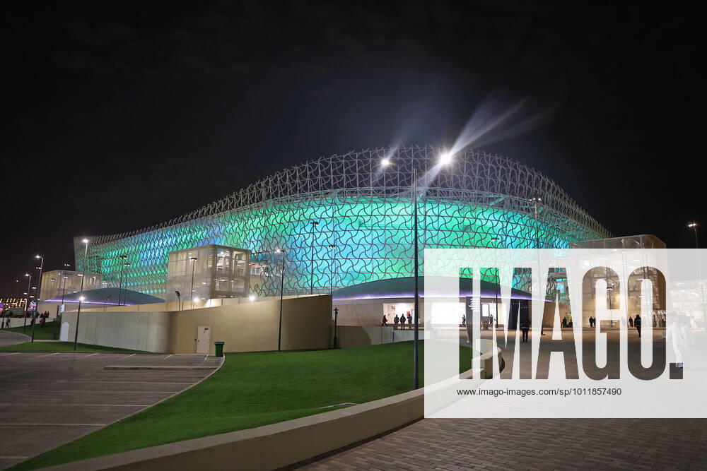 Vorschau zur Fussball Weltmeisterschaft 2022 in Katar, VAE. Al Rayyan, Qatar, das FIFA-WM-Stadion: Ahmed bin Ali Stadion, während des FIFA Arab Cup Qatar in Al Rayyan, Qatar.