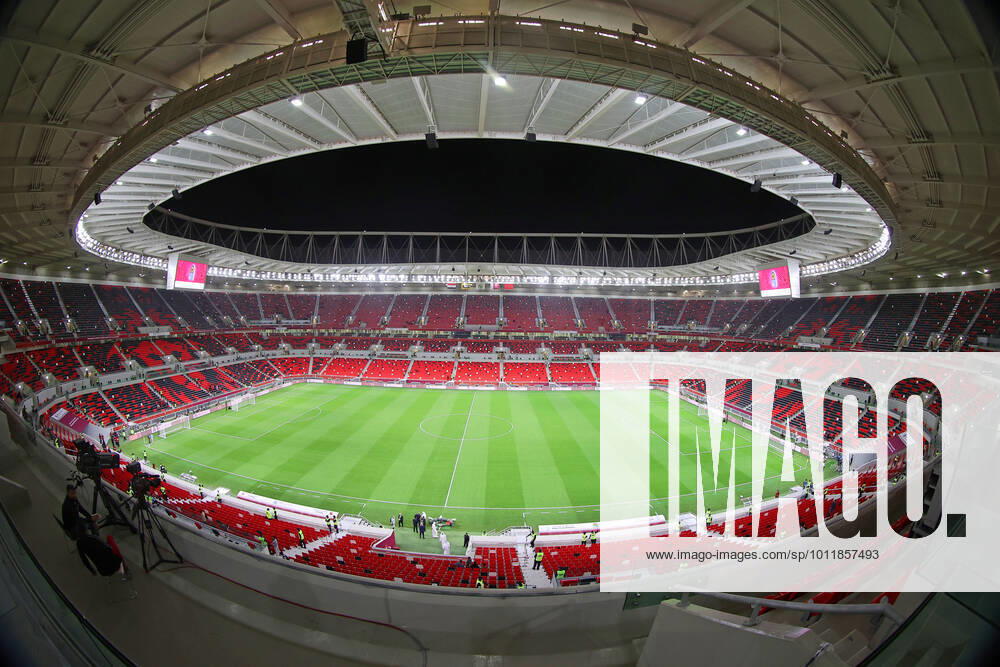 Vorschau zur Fussball Weltmeisterschaft 2022 in Katar, VAE. Al Rayyan, Qatar, das FIFA-WM-Stadion: Ahmed bin Ali Stadion, während des FIFA Arab Cup Qatar in Al Rayyan, Qatar.