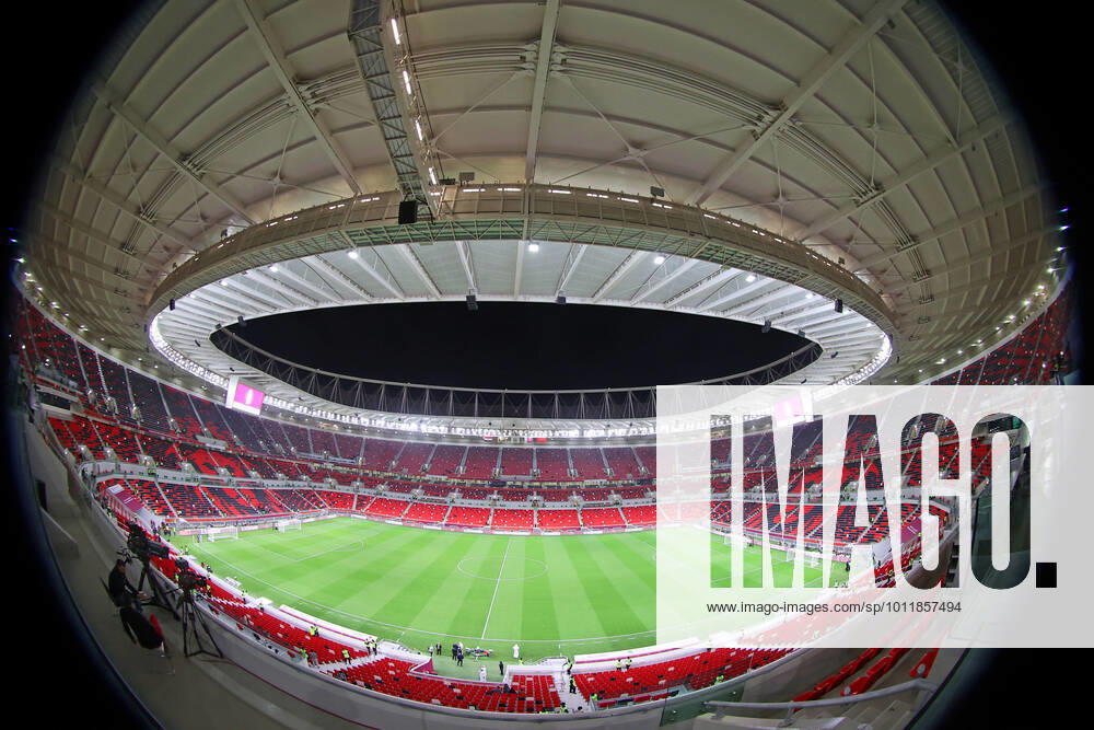 Vorschau zur Fussball Weltmeisterschaft 2022 in Katar, VAE. Al Rayyan, Qatar, das FIFA-WM-Stadion: Ahmed bin Ali Stadion, während des FIFA Arab Cup Qatar in Al Rayyan, Qatar.